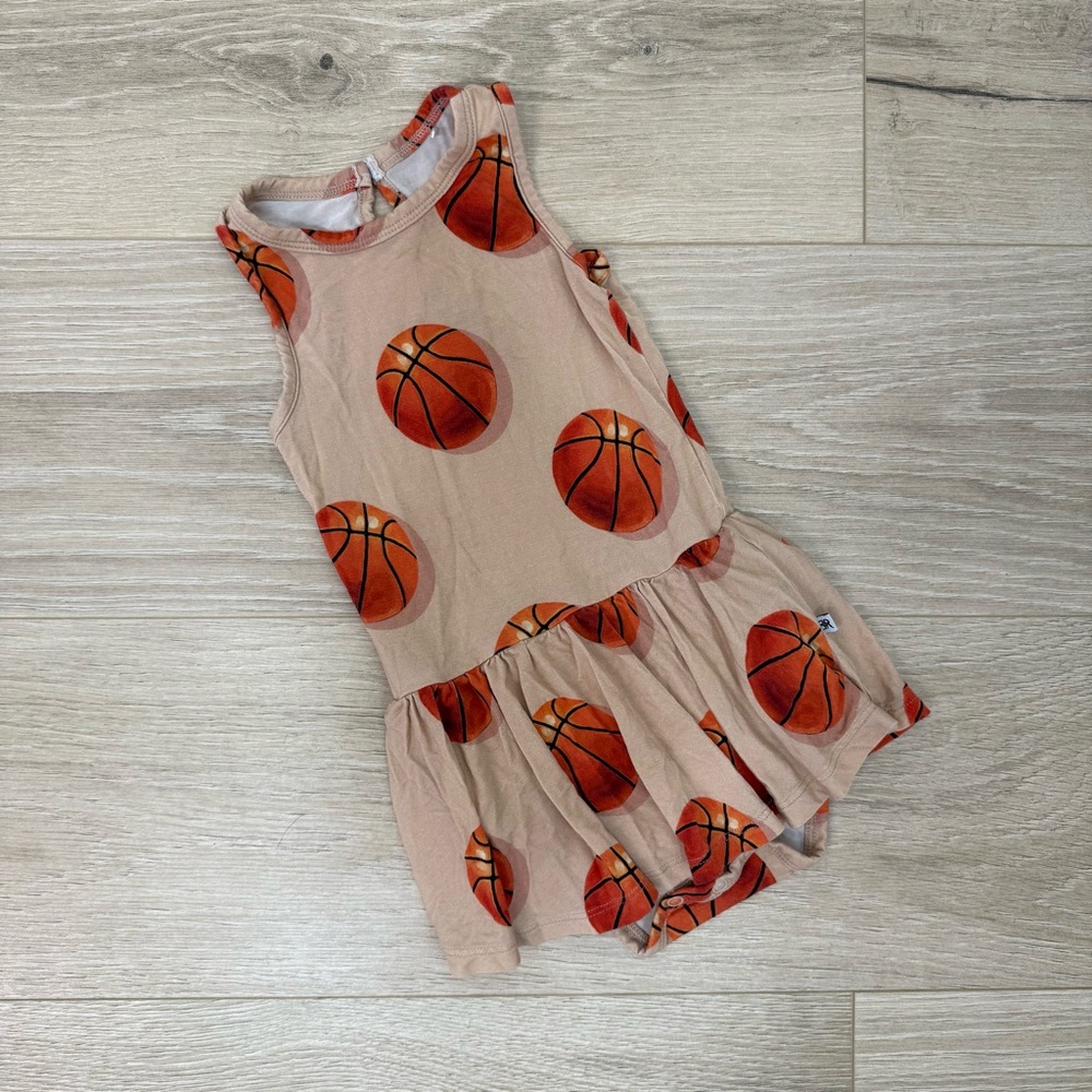 Bums & Roses Hoop, There It Is Bamboo Basketball Tank Twirl Dress